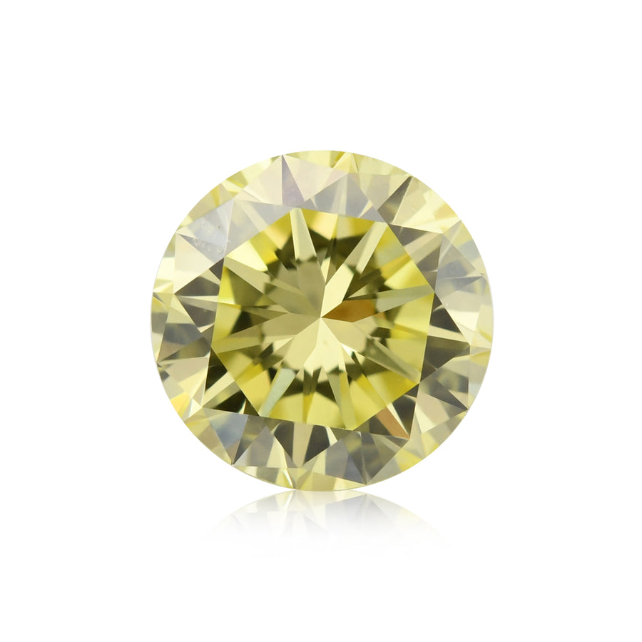 1.06 Carat Fancy Yellow Round Diamond VS2 GIA