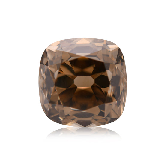 2.02 Karat Fancy Dark Yellowish Brown Cushion Diamant VS2 GIA
