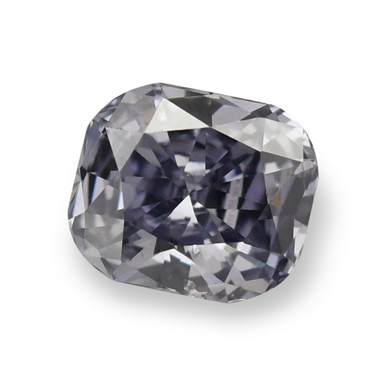 0.14 Carat Fancy Gray Violet Cushion Diamond (SI1) GIA