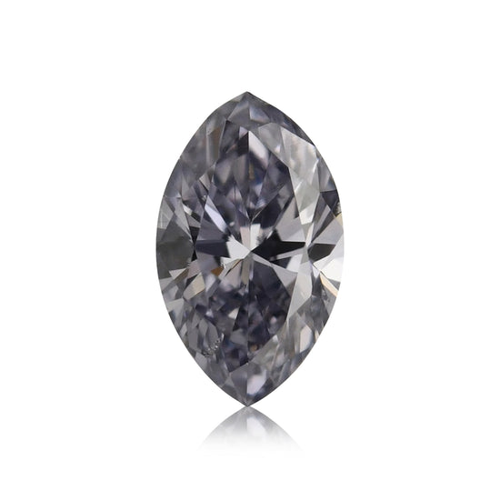 0,18 Karat Fancy Gray Violet Marquise Diamant SI1 GIA