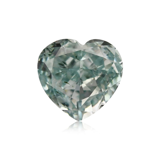 0.25 Karat Fancy Intense Blue Green Herz Diamant SI2 GIA