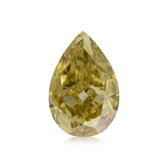 Diamante a Pera GIA Fancy Brownish Yellow da 2,01 carati VS2