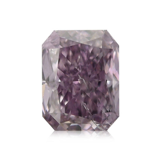 Diamante radiante porpora rosa intenso elegante da 0,25 carati I1 GIA