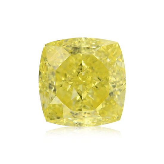 Diamante Cushion GIA VS1 Giallo Intenso Fantasia 1,64 Carati