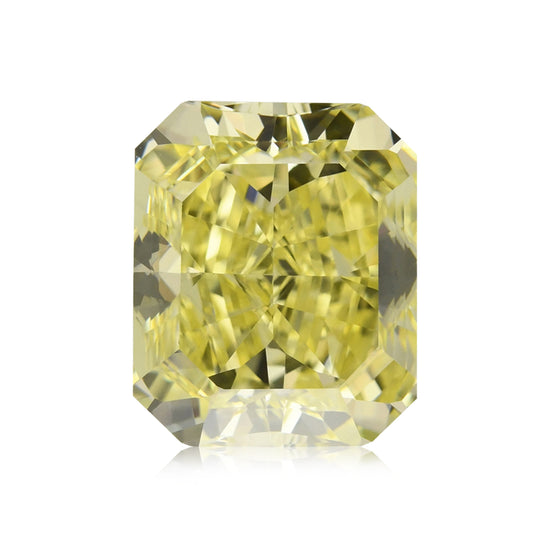 Diamante Radiant GIA 4.09 carati Fancy Intense Yellow IF