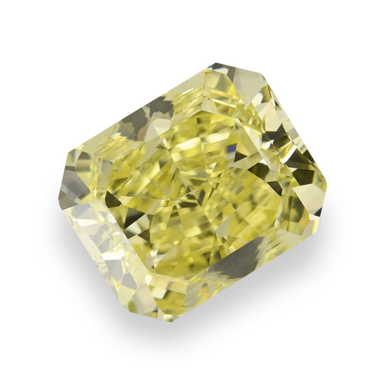 Diamante Radiant GIA 4.09 carati Fancy Intense Yellow IF