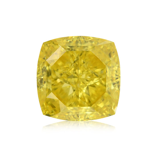 Diamante Giallo Fancy Vivid Taglio Cuscino 2,25 Carati VS1 GIA