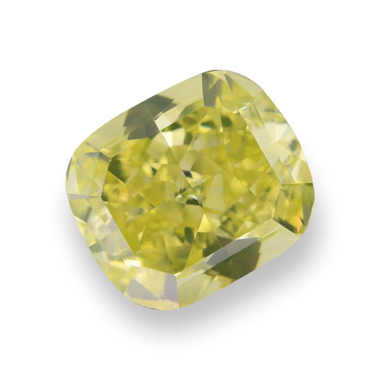 Diamante Radiante GIA VVS2 Verde Giallastro Intenso Fantasia da 1,60 Carati