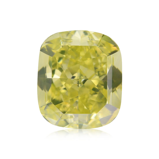 Diamante Radiante GIA VVS2 Verde Giallastro Intenso Fantasia da 1,60 Carati