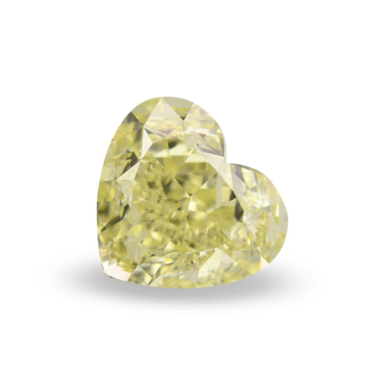 Diamante a CUORE Fancy Light Yellow di 2.33 Carati VS1 GIA