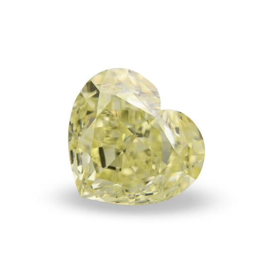 Diamante a CUORE giallo fantasia 2,46 carati VVS2 GIA