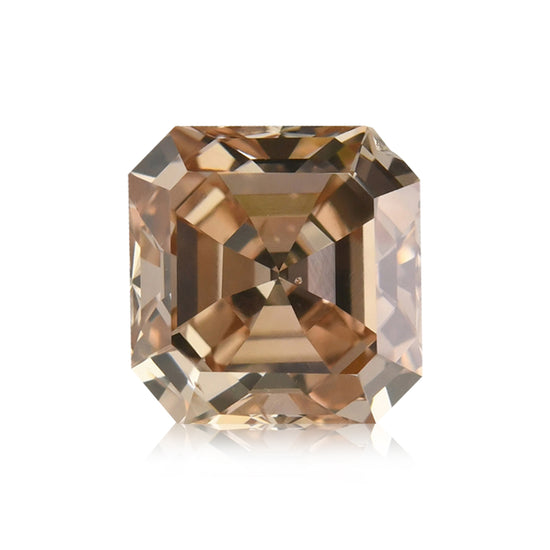 1.19 Carat Fancy Brown Pink Asscher Diamond SI2 GIA