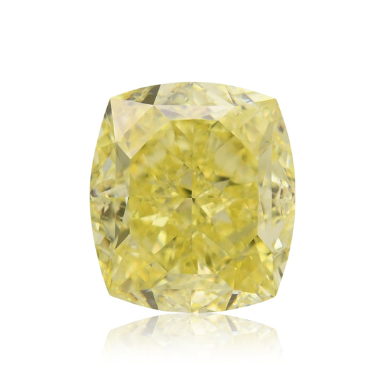 Diamante a cuscino, 2.27 carati, Fancy Intense Yellow, VVS2, GIA