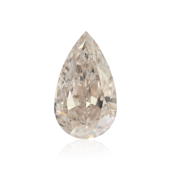 Diamante a Pera 0,90 Carati Marrone Rosato Chiaro I1 GIA