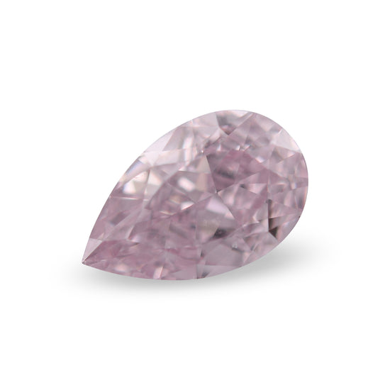 0.32 Carat Fancy Purple Pink Pear Diamond VS2 GIA