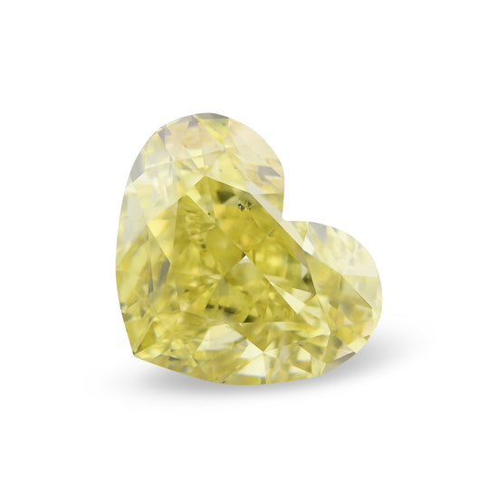 Diamante CUORE 1.11 Carati Fancy Brownish Greenish Yellow SI2 GIA