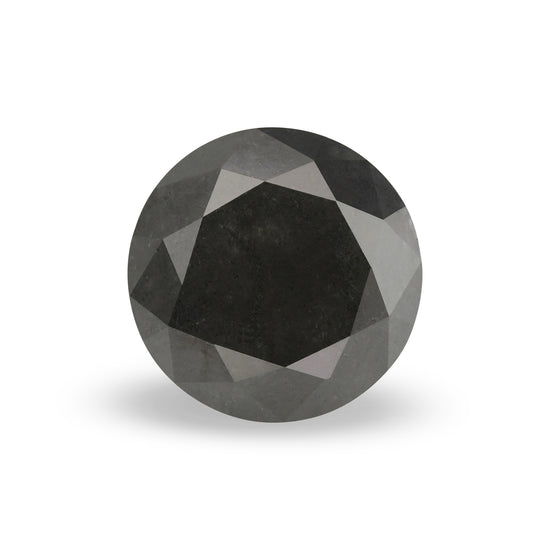 Diamante naturale grigio scuro rotondo da 1,26 carati GIA