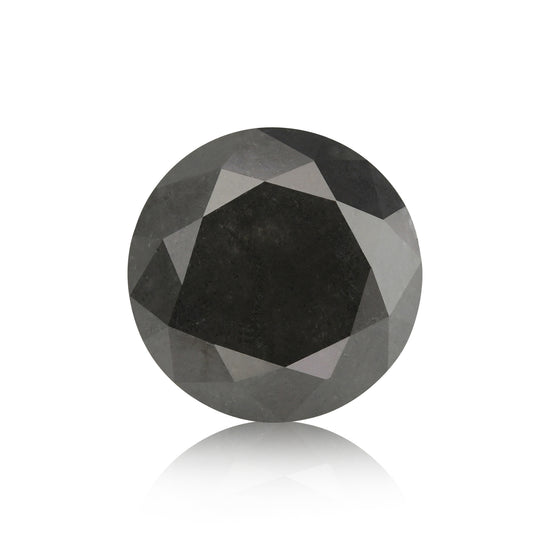 Diamante naturale grigio scuro rotondo da 1,26 carati GIA