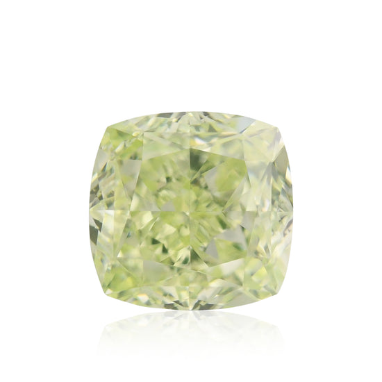 1,08 Karat Fancy Yellow Green Kissen Diamant VS1 GIA