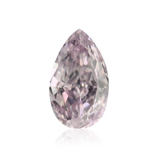Diamante Rosa Purpureo a Pera Fantasia da 0,30 Carati SI1 GIA
