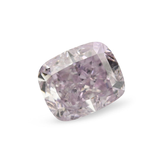 0.71 Carat Fancy Pinkish Purple Cushion Diamond SI2 GIA