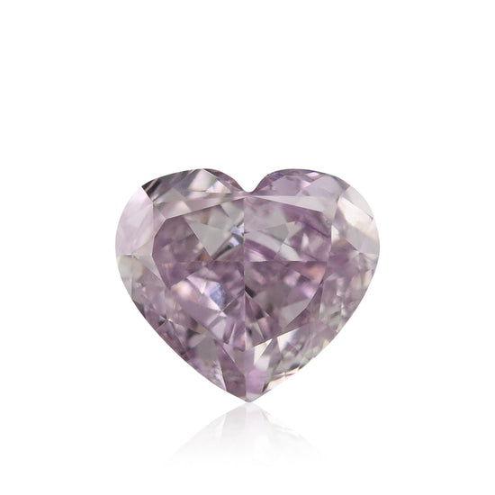 Diamante a CUORE Fancy Rosa Purpureo da 0,51 Carati SI2 GIA