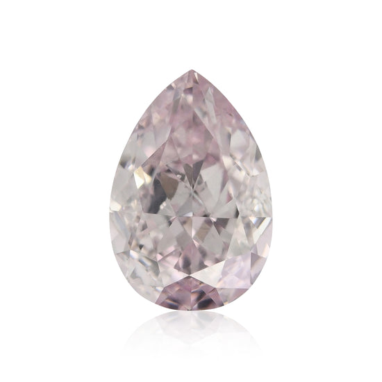 Diamante a pera Fancy Light Purplish Pink da 0,70 carati SI2 GIA