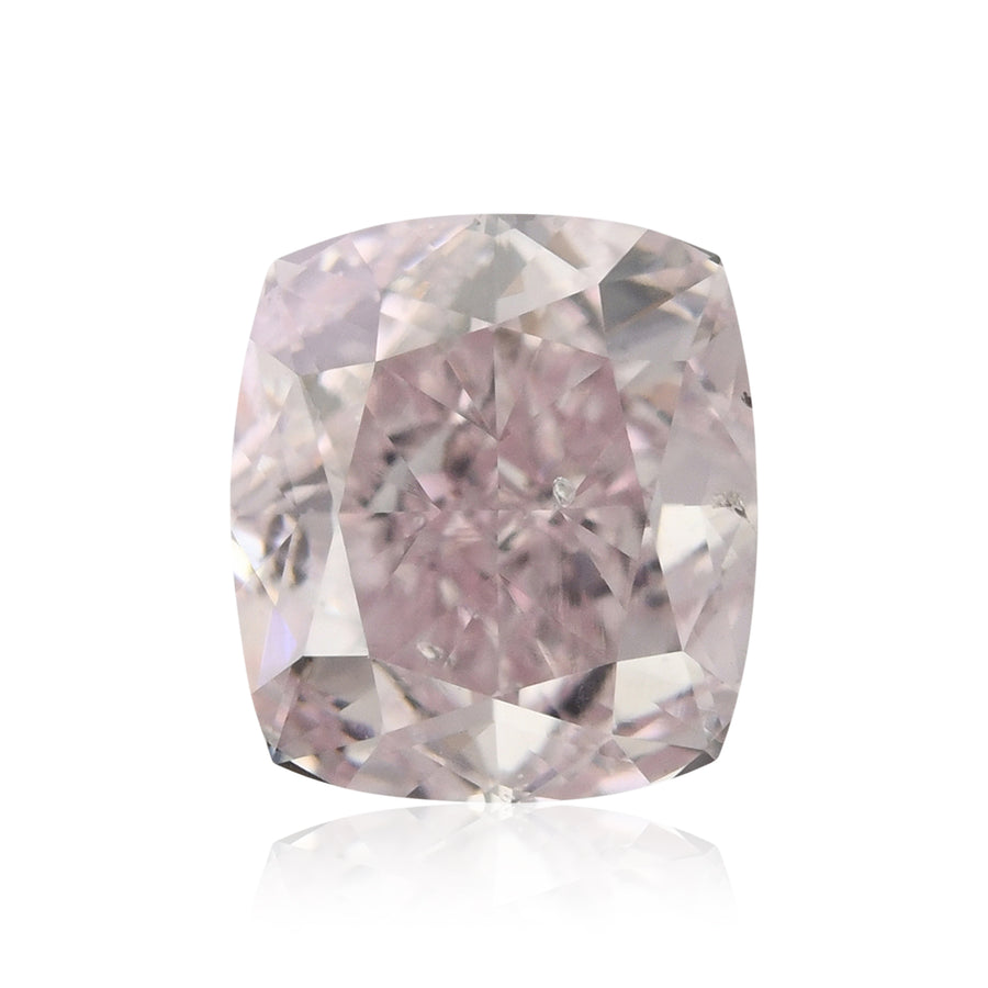 0.77 Carat Fancy Pink Cushion Diamond SI2 GIA