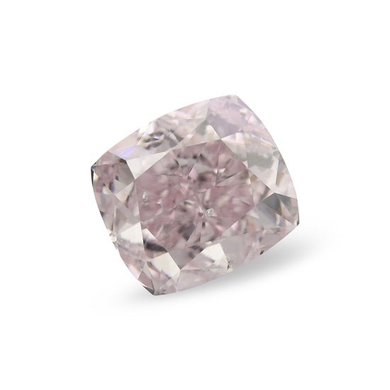 0.77 Carat Fancy Light Purplish Pink Cushion Diamond SI2 GIA