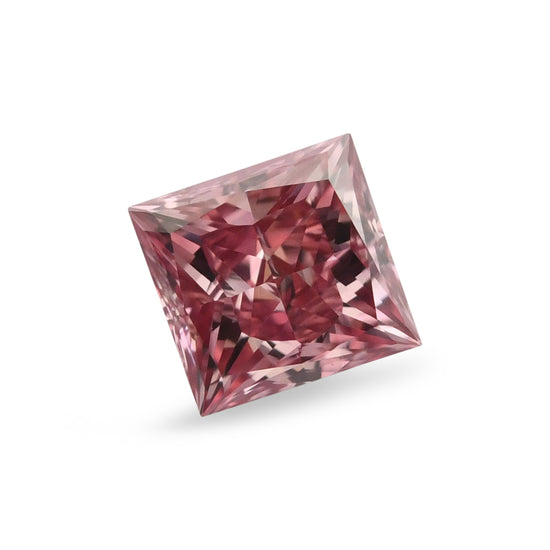 0,20 Karat Fancy Vivid Pink Princess Diamant SI1 GIA
