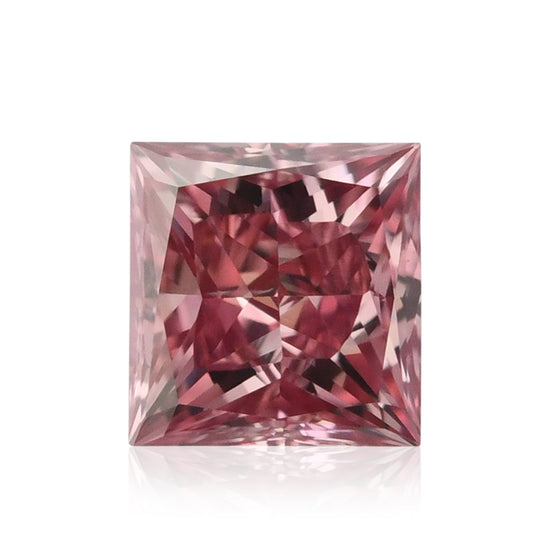 0,20 Karat Fancy Vivid Pink Princess Diamant SI1 GIA