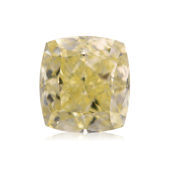 Diamante cuscino fantasia giallo da 2,92 carati VS2 GIA