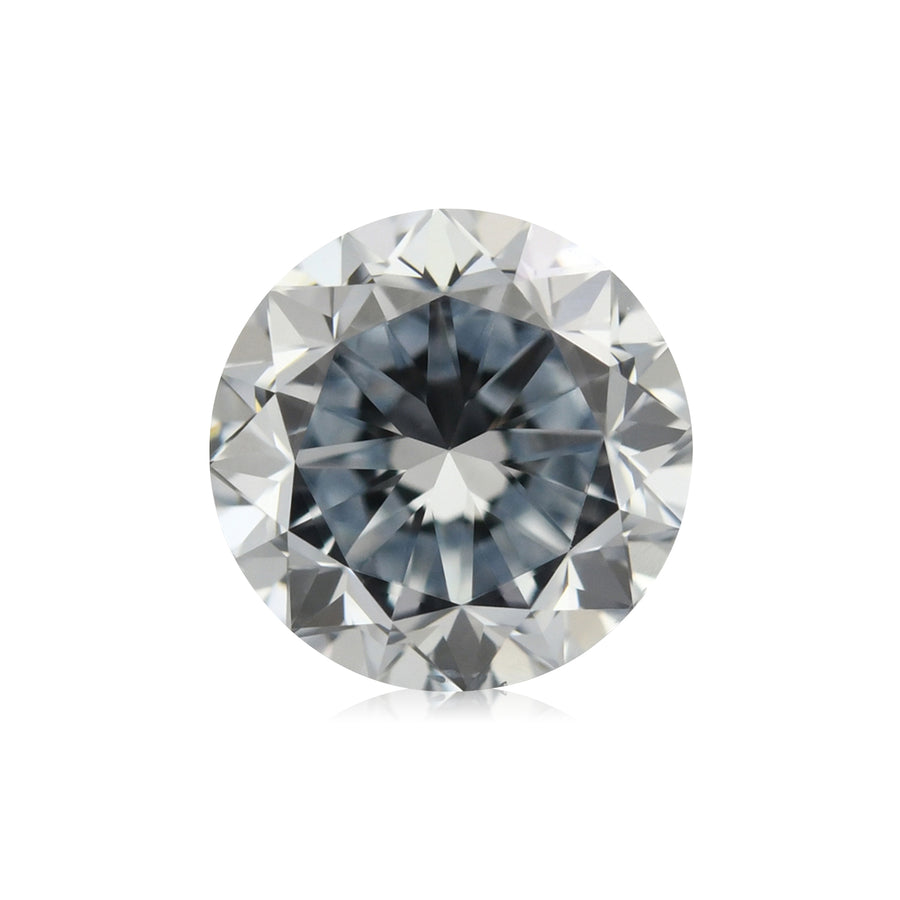 0.53 Karat Fancy Blue runder Brillant Diamant VS2 GIA