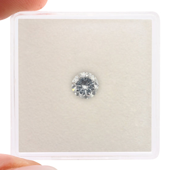 0.53 Carat Fancy Blue Round Brilliant Diamond VS2 GIA