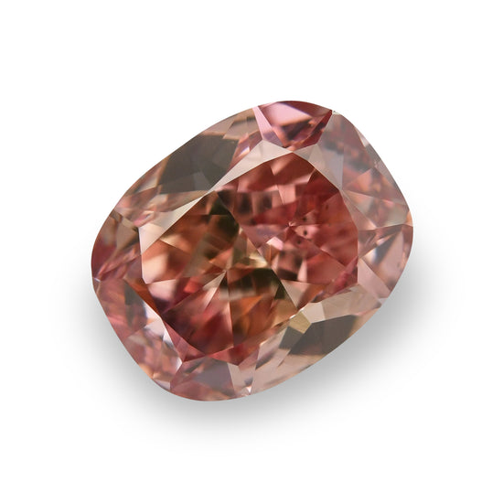 1.12 Carat Fancy Intense Pink Cushion Diamond VS2 GIA