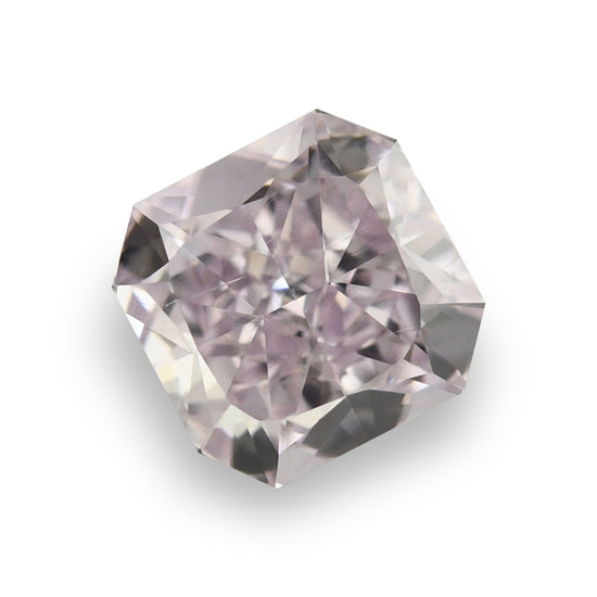 0.50 Carat Fancy Purple Pink Radiant Diamond SI1 GIA