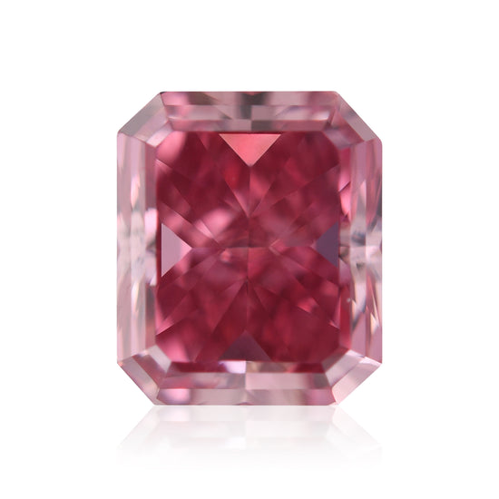 Diamante Argyle rosa vivido fantasia taglio radiante da 0,69 carati VS1 GIA