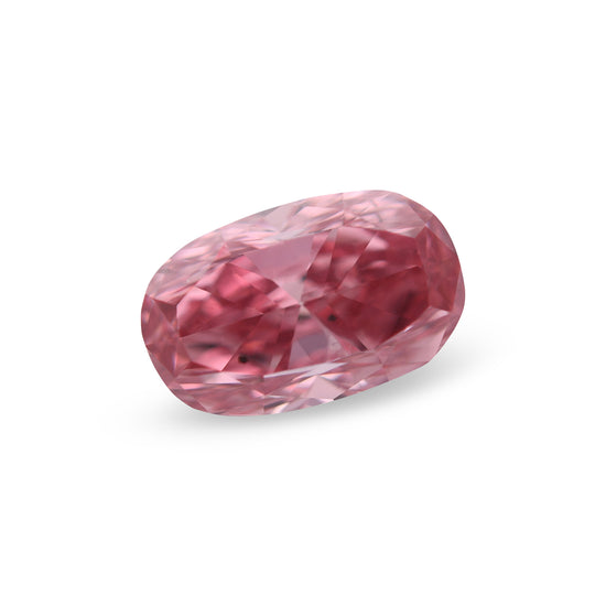 0.76 Carat Fancy Vivid Purplish Pink Cushion Argyle Diamond SI1 GIA