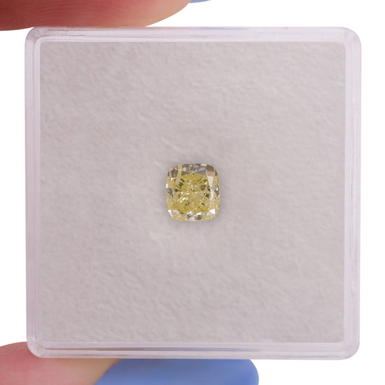 0.68 Carat Y-Z Cushion Diamond VS1 GIA