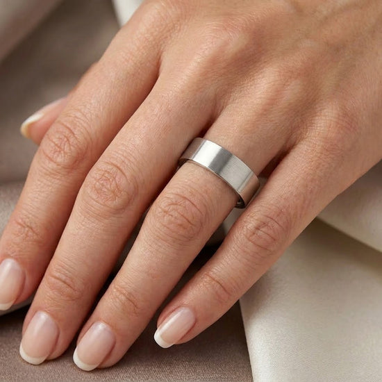 Fede nuziale da uomo spazzolata