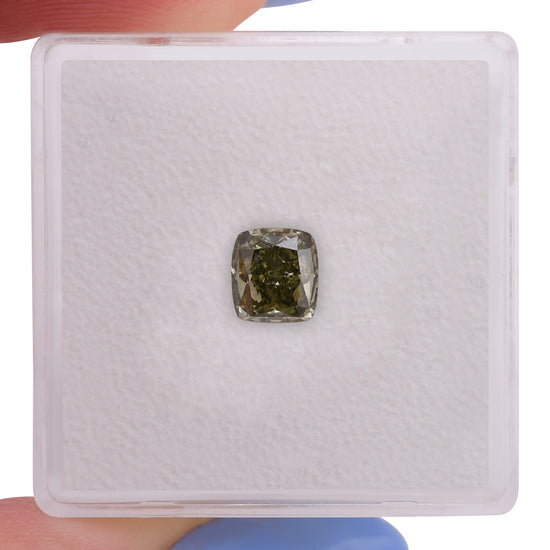 0.93 Carat Chameleon Cushion Diamond VVS2 GIA