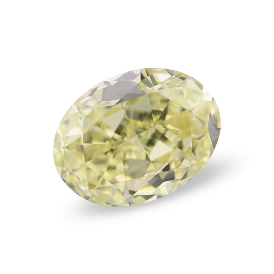Diamante ovale giallo chiaro fantasia da 1,15 carati, VS2, GIA