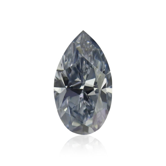 0,15 Karat Fancy Intense Blue Pear Diamant SI1 GIA