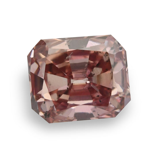 Diamante Radiant Rosa Intenso Fantasia SI2 GIA da 1,01 carati