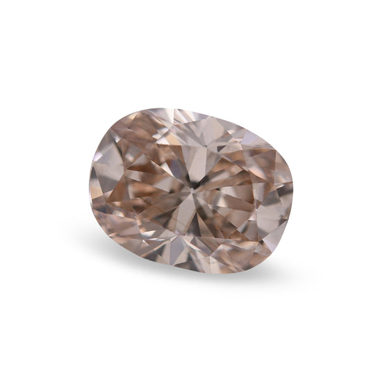 1.03 Carat Fancy Orange Brown Cushion Diamond I1 GIA
