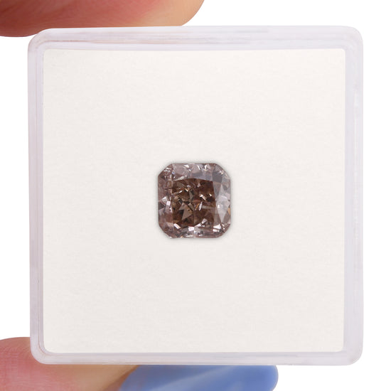1.41 Carat Fancy Orange Brown Cushion Diamond (SI2) GIA