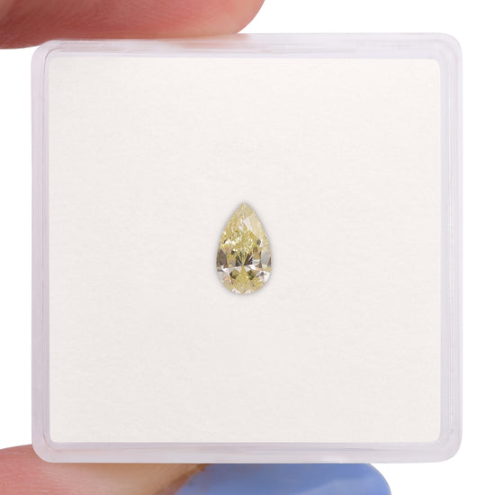 0.30 Carat W-X Pear Diamond SI2 GIA