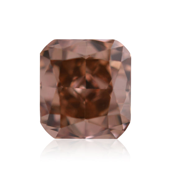 Diamante taglio cuscino Fancy Brown Orange, 0,27 carati, VS1, GIA