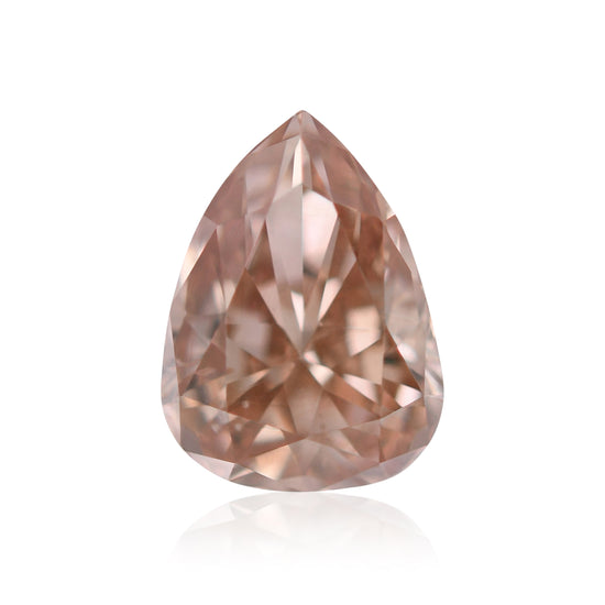 0.20 Karat Fancy Pink Brown Pear Diamant SI2 GIA