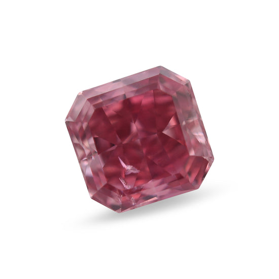 0.26 Carat Fancy Red Radiant Argyle Diamond I1 GIA and Argyle